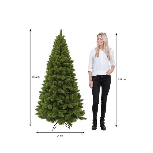 Visuel 4 du produit Sapin de Noël artificiel coloris vert Camden Slim - 185 cm