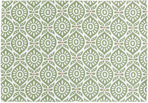 Visuel 1 du produit Set de table coton/polyester enduit coloris cactus Winkler Citrus - 48 x 33 cm