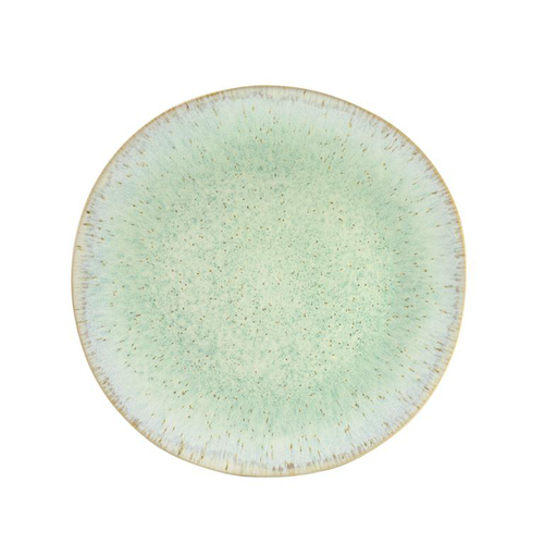 Visuel 1 du produit Assiette à dessert en grès réactif vert Aspen - Ø 22,5 cm