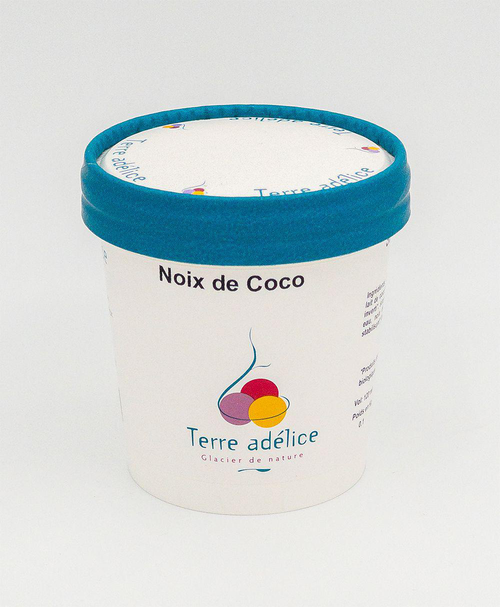 Visuel 1 du produit Sorbet noix de coco Terre Adélice - Pot de 120 ml