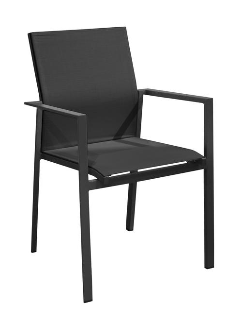 Visuel 1 du produit Fauteuil coloris noir Proloisirs Abelia - 61 x 87 x 56 cm
