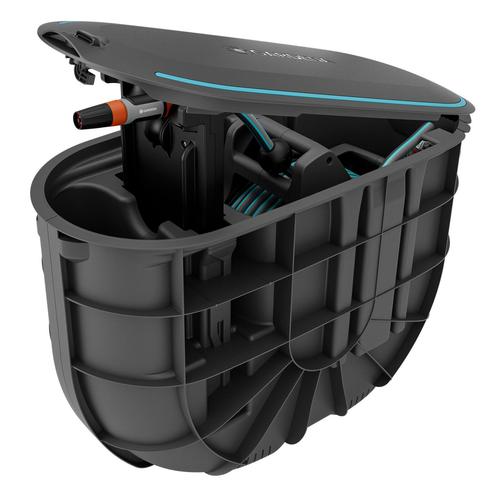 Visuel 1 du produit Dévidoir automatique RollUp M enterré coloris noir Gardena - 35 x 70 x 48,5 cm