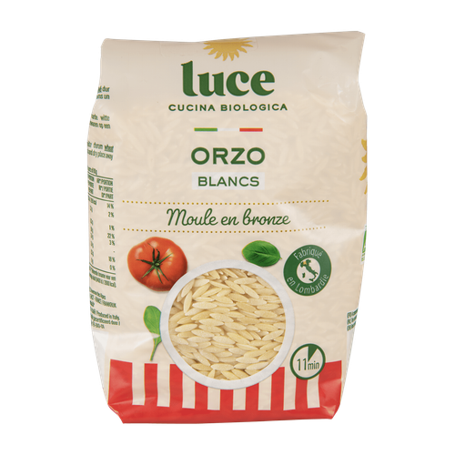 Visuel 1 du produit Orzo blancs bio Luce - 500 g