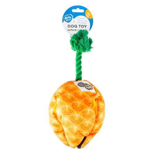 Visuel 1 du produit Jouet pour chien coloris jaune distributeur à friandises Duvoplus Ananas - 37 x 37 x 26 cm