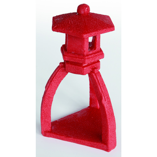 Visuel 1 du produit Zen DÃ©co Pagoda Rouge RÃ©sine 9,5x10,8x16 cm