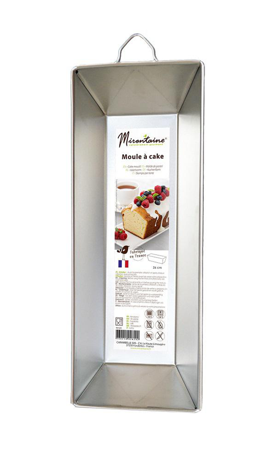 Visuel 1 du produit Moule à cake coloris gris en aluminium Mirontaine - 26 cm