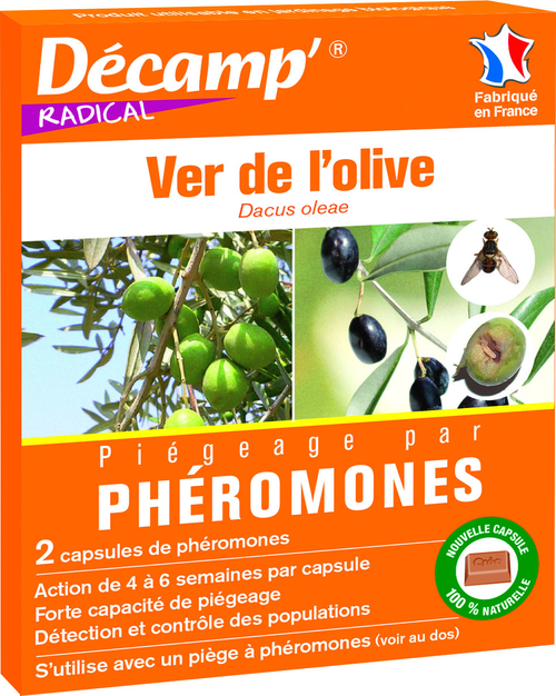 Visuel 1 du produit Phéromone traitement biologique contre le ver de l'olive x2