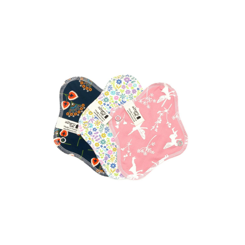 Visuel 2 du produit Serviette hygiénique lavable en coton bio Alterosac taille S – 15,5 x 19,5 cm