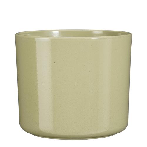 Visuel 1 du produit Pot rond coloris vert en céramique Fedor Mica Decorations - 20 x Ø 22,5 cm