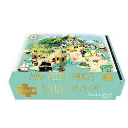 Visuel 1 du produit Mini puzzle pirates coloris multicolore Cartes d'Art