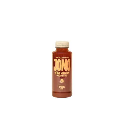Visuel 1 du produit Thé blanc glacé pêche hibiscus bio Jomo - 33 cl