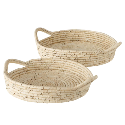 Visuel 1 du produit Plateau Rico coloris marron - Ø 45 cm