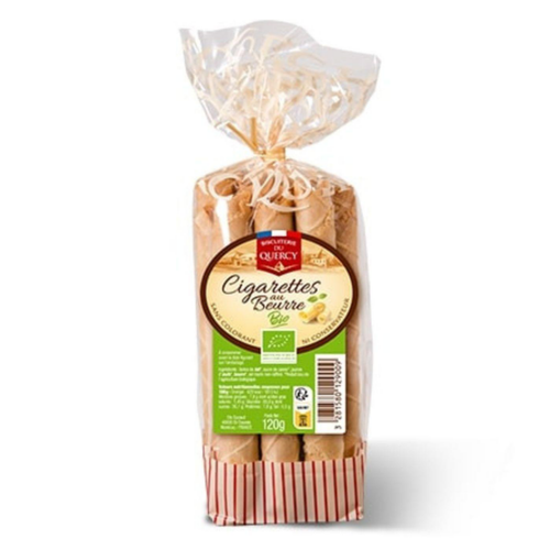 Visuel 1 du produit Cigarettes pur beurre bio Biscuits les Saules - 120 g