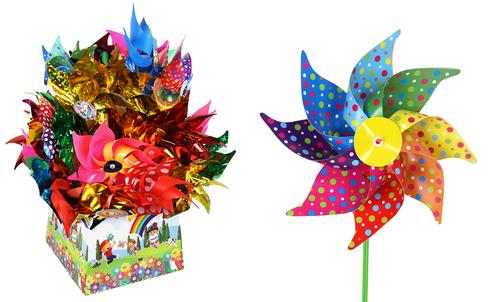 Visuel 1 du produit Moulin à vent multicolore - Ø 21 cm