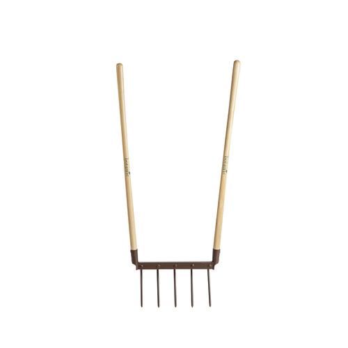 Visuel 1 du produit Grelinette à 5 dents en métal marron botanic® - 130 cm