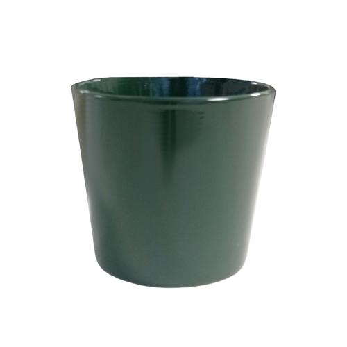 Visuel 1 du produit Cache-pot en céramique coloris vert Fresh VE14 - Ø 14,5 x H 12 cm