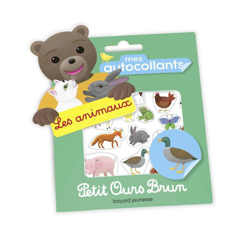 Visuel 1 du produit Mes autocollants POB “Les animaux” Éditions Bayard