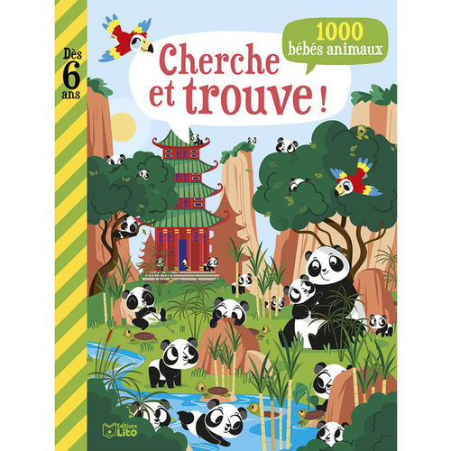 Visuel 1 du produit Cherche et trouve "1000 bébés animaux", Ed LITO