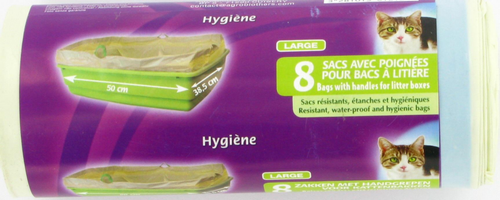 Visuel 1 du produit Rouleau 8 sacs litière grand modèle