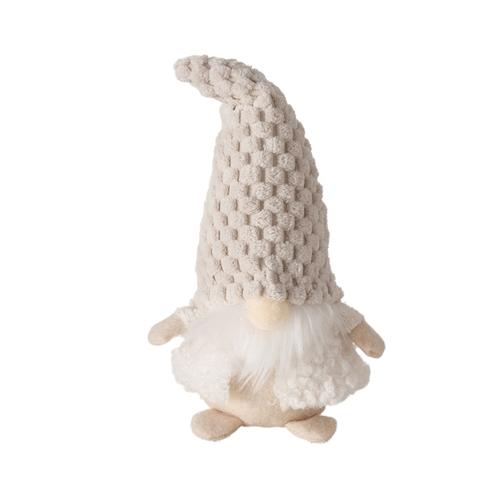 Visuel 3 du produit Figurine gnome en polyester crème Riccardo - 10 x 7,5 x 17 cm