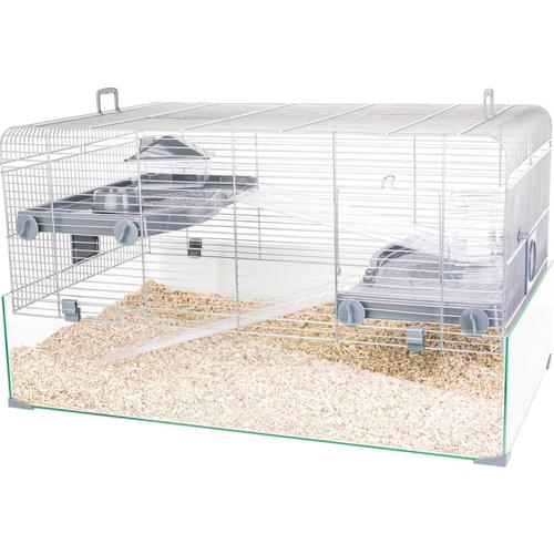Visuel 2 du produit Cage pour rongeur coloris gris Zolux Panas Colour 50 – 52 x 29 x 35 cm