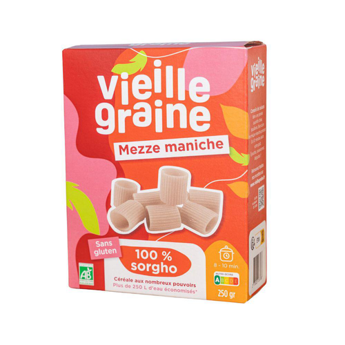 Visuel 1 du produit Mezze Maniche sorgho Bio Vieille Graine - 250 g