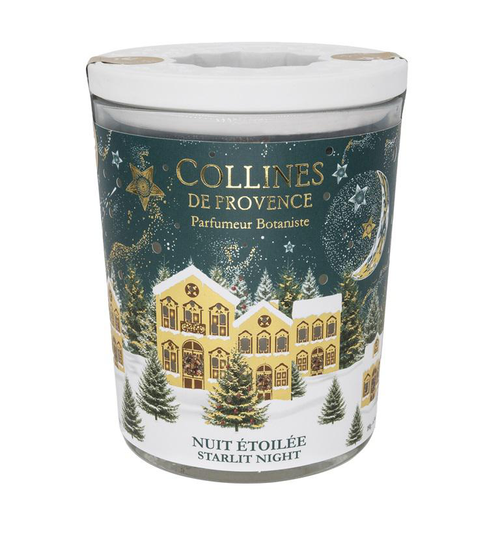 Visuel 1 du produit Bougie parfumée cire végétale Nuit étoilée Collines de Provence - 180 g