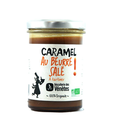 Visuel 1 du produit Crème de caramel au beurre salé bio. Le pot de 220 g