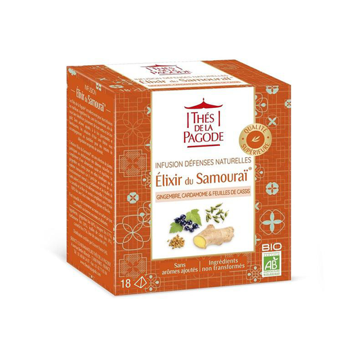 Visuel 1 du produit Elixir du Samouraï bio Thé de la pagode 18 infusettes - 32,4 g