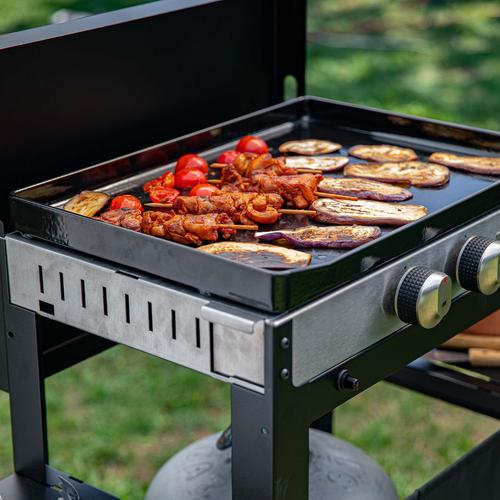 Visuel 3 du produit La Plancha Française gaz 250 duo noire 92 x 47 x 105 cm