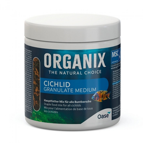 Visuel 1 du produit Granulé pour Cichlidé Omnivore, taille M, OASE Organix Cichlidé Granulé - 250ml
