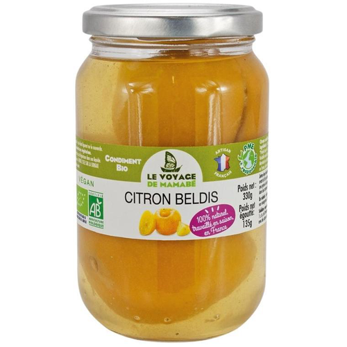 Visuel 1 du produit Citron beldis bio Le voyage de Mamabé - 330 g