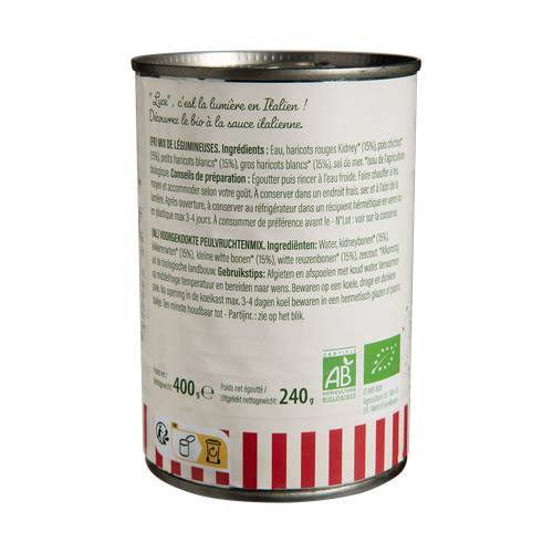 Visuel 3 du produit Mix de haricots bio Luce - 400 g