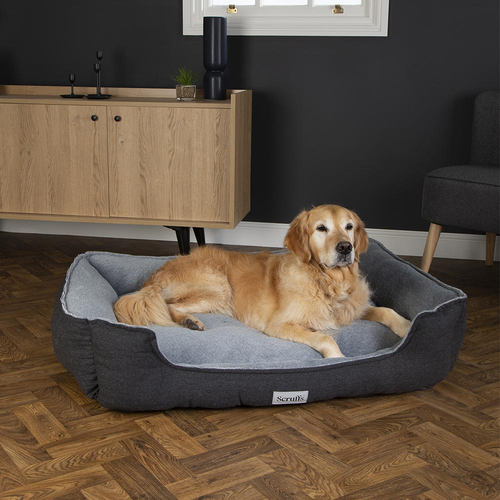Visuel 3 du produit Couchage orthopédique pour chien coloris gris Scruffs Harvard - Taille XXL 110 x 82 x 22 cm