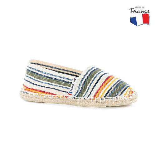 Visuel 1 du produit Espadrilles coloris rayé écru Blackfox Eneko - Pointure 36