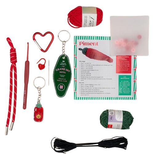 Visuel 2 du produit Kit DIY Crochet Porte-clés Lucky Paper La Petite Épicerie