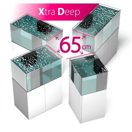 Visuel 2 du produit Aquarium blanc, silencieux AQUA MEDIC - modèle Armatus 575 XD, avec meuble - 575L