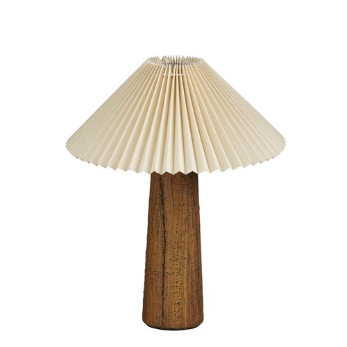 Visuel 1 du produit Lampe de table en polyrésine marron Frey - Ø 35 x H 41 cm