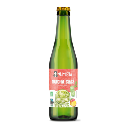 Visuel 1 du produit Matcha glacé mangue bio Yumista - 33 cl