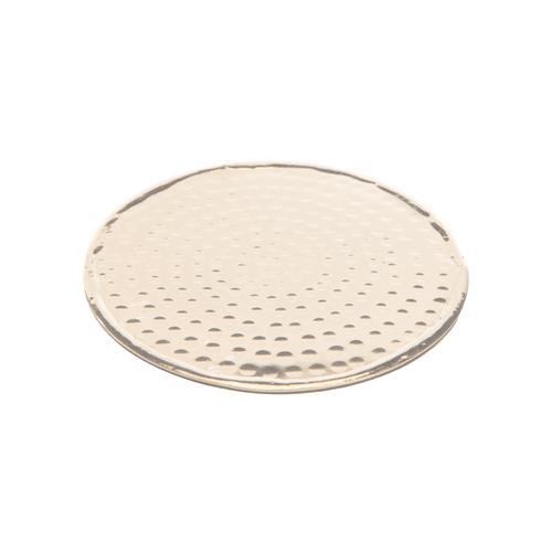 Visuel 1 du produit Ensemble de 4 sous-verres ronds en métal doré martelé - Ø 10 cm