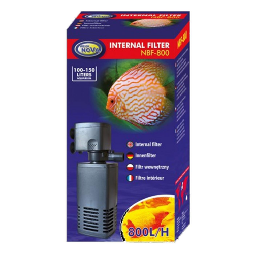 Visuel 1 du produit Filtre interne aquarium, jusqu'à 150L, AQUA NOVA, modèle NBF-800