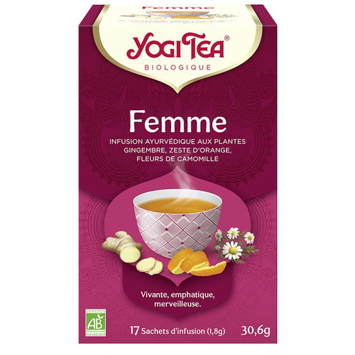 Visuel 1 du produit Yogi Tea Femme – La boîte de 17 sachets