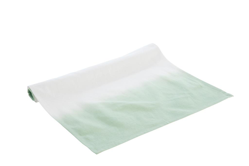 Visuel 1 du produit Chemin de table tie and dye coloris multicolore en coton - 50 x 150 cm