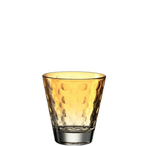 Visuel 1 du produit Verre 25 cl WH coloris abricot Optic Pastel - Ø 8,5 x 9 cm
