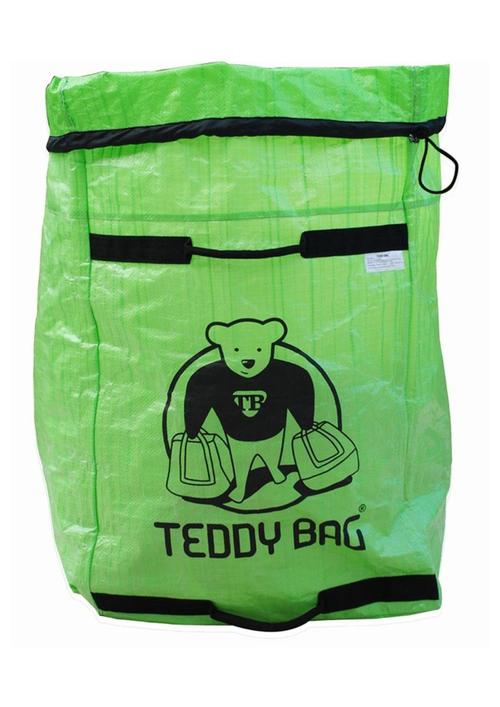 Visuel 1 du produit Lot de 5 Teddy Bag coloris vert en plastique Instant Nature - contenance 180 L