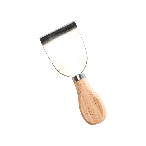 Visuel 4 du produit Ensemble de 5 petits couteaux à fromage en métal et bambou naturel - la boîte