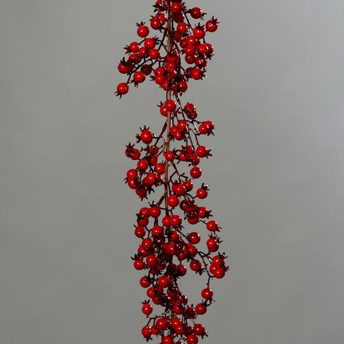 Visuel 1 du produit Guirlande de cynorhodons rouges - 120 cm