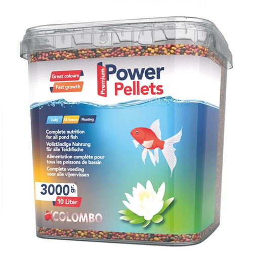 Visuel 1 du produit Granulés 3 mm pour bassin - COLOMBO Power Pellets - 3 kg, 10 L