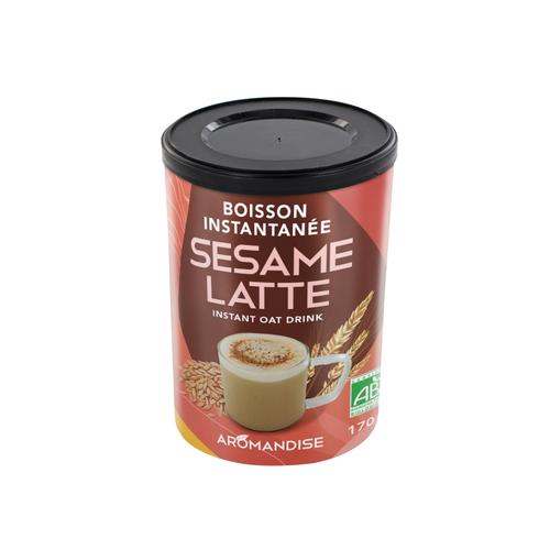 Visuel 1 du produit Boisson instantanée Sesame latte bio Aromandise - 75 g