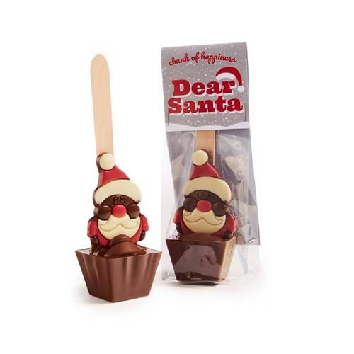 Visuel 2 du produit Cuillère pour chocolat chaud de Noël Ickx - 63 g